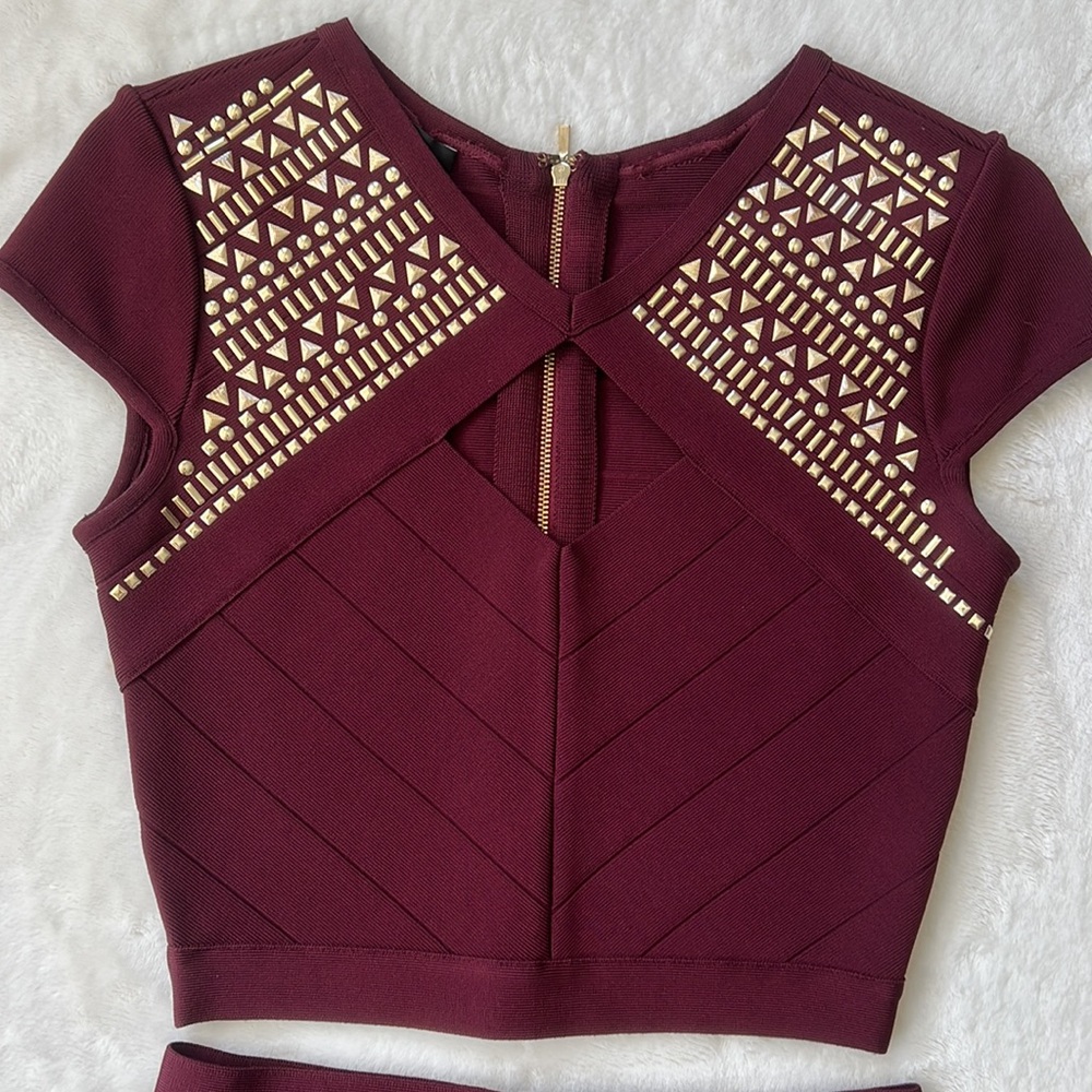 Bebe Y2K bandage skirt and top - Picture 2 of 10